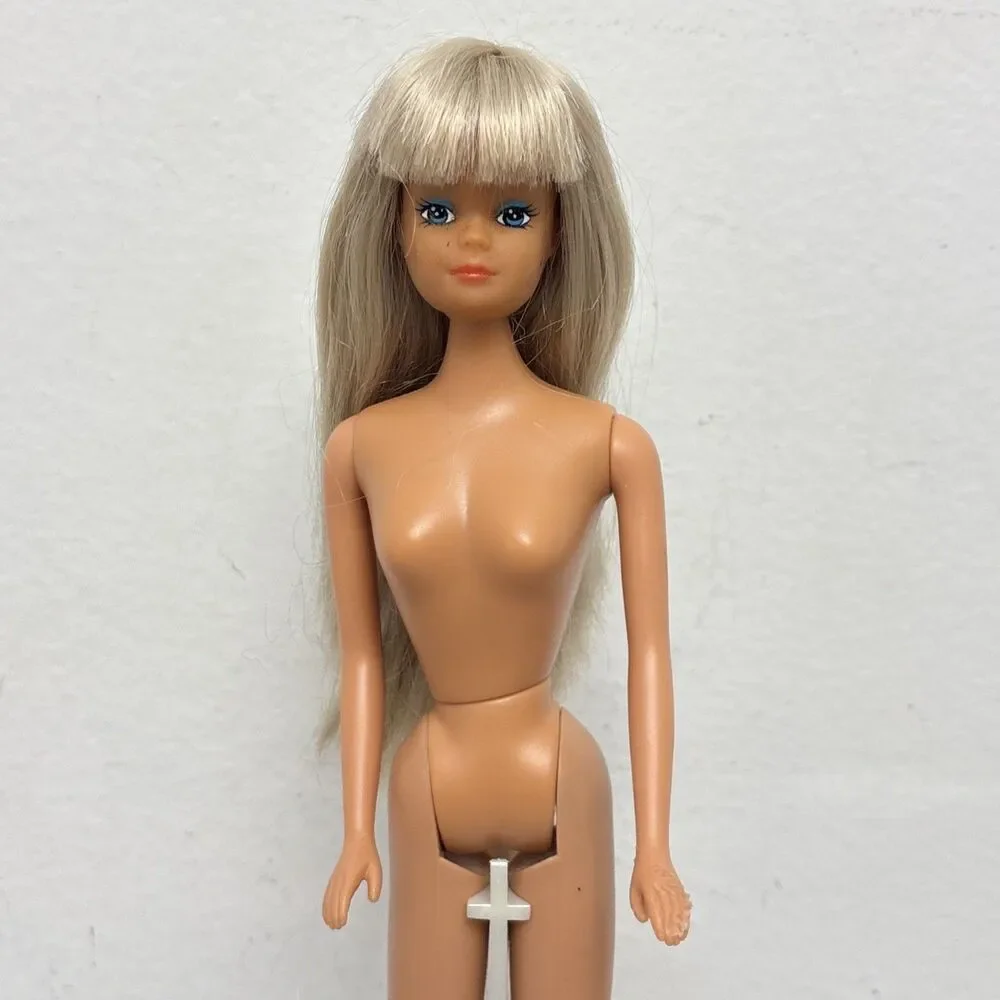Vintage 1980’s Simba Steffi Love Doll , Nude, Long Blond Hair With Bangs, TNT